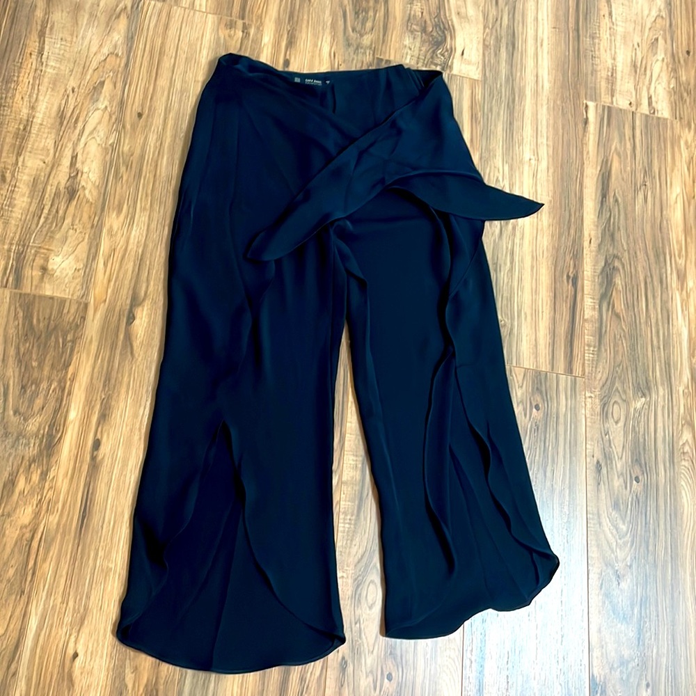 Flare Satin Zara cropped pants